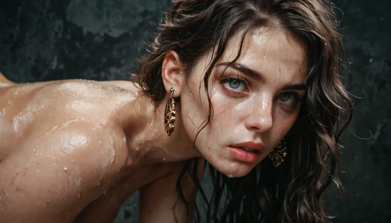 Brutal spitroast, dramatic background