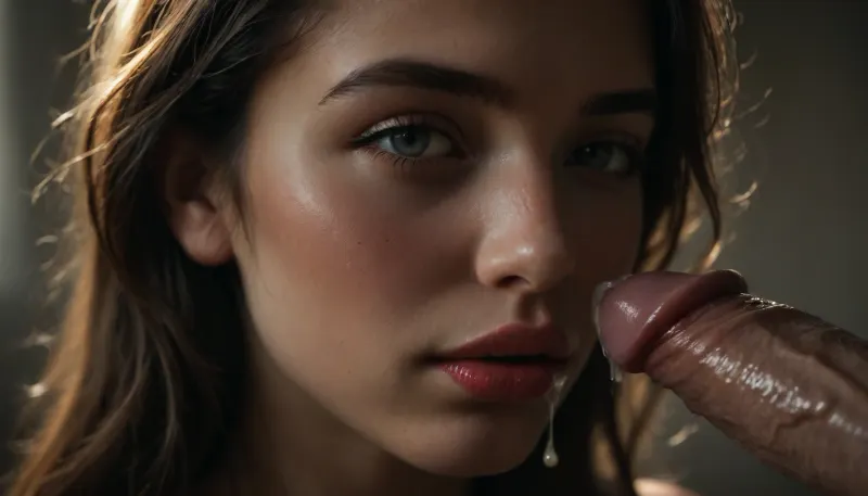 Beautiful college girl, close up of red glossy lips, perfect high detailed erect penis, dripping cum in backlight, photorealistic, <lora:Picture_enhancer:1.2>, <lora:Super_Eye_Detailer_By_Stable_Yogi_SDPD0:1.2>, <lora:BUT_SDXL_SHS:1.2>, <lora:dark:1.2>, <lora:Carmine_Red_Lips:1.2>