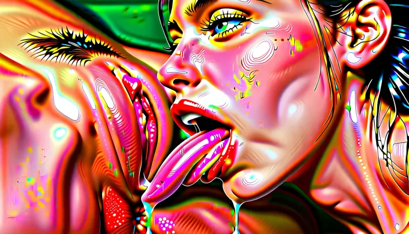 two sluts cum, (dildo in ass), (women insert glass dildo), (French Royal Estate), (Luxury bedroom), (one flat chest pointy nipples, one huge saggy tits big puffy nipples), European Aristocrat, EuroSlut, Asian Latina whore slut, polish, russian, ukranian, czech, black hair, (fancy hairstyle), (legs behind head with big tits), Photorealistic, high resolution, professional photography, (close-up pussy:1.2), zoom on pussy, side view, big meaty labia, swollen vulva, (woman licking clitoris:1.2), oral lesbian sex, (pussy licking:1.3), (head between the legs:1.3), pussy, clitoris, tongue, pussy licking, (tongue on pussy:1.3), (tongue on clitoris:1.2), (mouth on pussy:1.3), (cunnilingus:1.4), (detailed tongue:1.4), (saliva:1.6), (wet:1.4), (saliva strings:1.2), (cum facial:1.1)