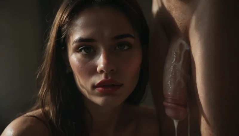 one girl, extreme close up of red glossy lips, huge perfect height detailed erect penis just after sex, dripping cum in backlight, deep red glossy lips, texture, photorealistic, <lora:Picture_enhancer:1>, <lora:Super_Eye_Detailer_By_Stable_Yogi_SDPD0:1>, <lora:BUT_SDXL_SHS:.9>, <lora:dark:.4>, <lora:Carmine_Red_Lips:1.2>