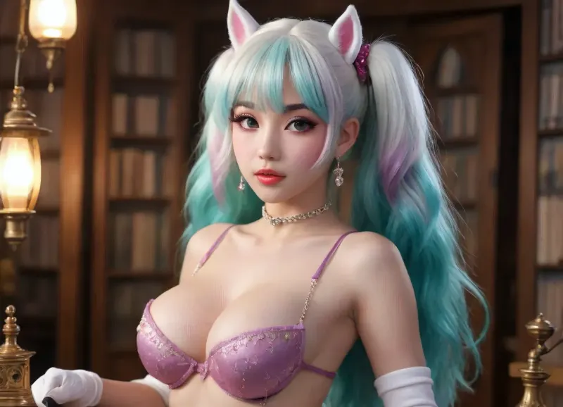 **Ultra-realistic, professional photography, best shadow, 8K resolution, UHD, clear image, extremely complex details, ultra-high definition.** In an era where steam engines, alchemy, and advanced technology are intertwined, who would dare turn to the mystical power of the Beyond? Jo Mingrui suddenly finds herself in the body of Emily Willis, a pornographic actress living in an alternate universe of the Victorian period, where the air is filled with steam and the streets are lit by gas lanterns. The world around you is saturated with mechanical wonders, ((makeup:1.5), long blue eyelashes with eyeliner:1.2), (big lips:1.3), (purple pussy:1.1), r supernatural mysteries. When faced with, ((((((Perfect Sexy Anime Disney Drawing)))))), ((((((Perfect Sexy Cartoon furry)))))), (((((Lots of Light))))), ((((Solo Pony)))), (((Sexy-female-Pony))), (((((((white My Little Pony))))))), (((((Pony), (((Best Quality))), (((((Ultra Quality))))), ((((best)))), (((quality))), (((good))), photo, ultra-tanned skin, reflecting skin, moist lips, glistening skin, glistening lips, body jewelry, nipple chain, nipple rings.** My tummy is very swollen from a cum eruption. My nipples are purple, mini, and neat. My eyelashes are very long, green with mother-of-pearl accents. My hairstyle features two pigtails with bangs, and my hair color is blue tide. I have earrings in my nipples. My pussy is perfectly naked—I stand with my legs spread, wearing stockings with a pattern. The mechanism for satisfying sexual whims consists of special vibrators, suction devices, and an expander. **Oiled body, (1.5)))))