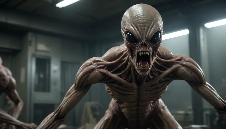 sinister, ominous, deceitful, vindictive, creature from another world. Many arms, no humanlike features, complete alien physiology. best quality, intricate details, uhd 8k, masterpiece, award winning image, extremely realistic, photorealism