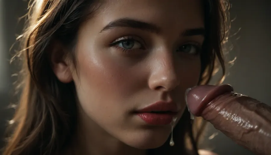 Beautiful college girl, close up of red glossy lips, perfect high detailed erect penis, dripping cum in backlight, photorealistic, <lora:Picture_enhancer:1.2>, <lora:Super_Eye_Detailer_By_Stable_Yogi_SDPD0:1.2>, <lora:BUT_SDXL_SHS:1.2>, <lora:dark:1.2>, <lora:Carmine_Red_Lips:1.2>