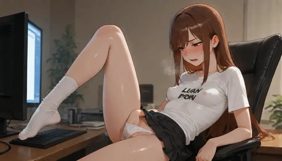 魅惑的な & blushing: 彼女 腕時計 porn に 彼女の 混乱, slicked アップ 状態