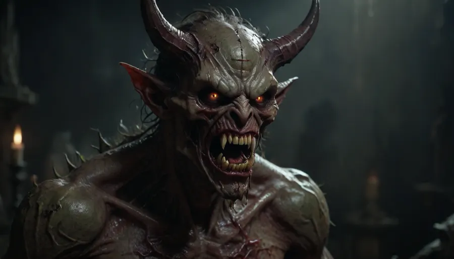 (((putrid demon))), concept, art, realistic, dark, theme, low, light, <lora:Concept Art DarkSide Style LoRA_SeaArt Furry XL 1.0:2>